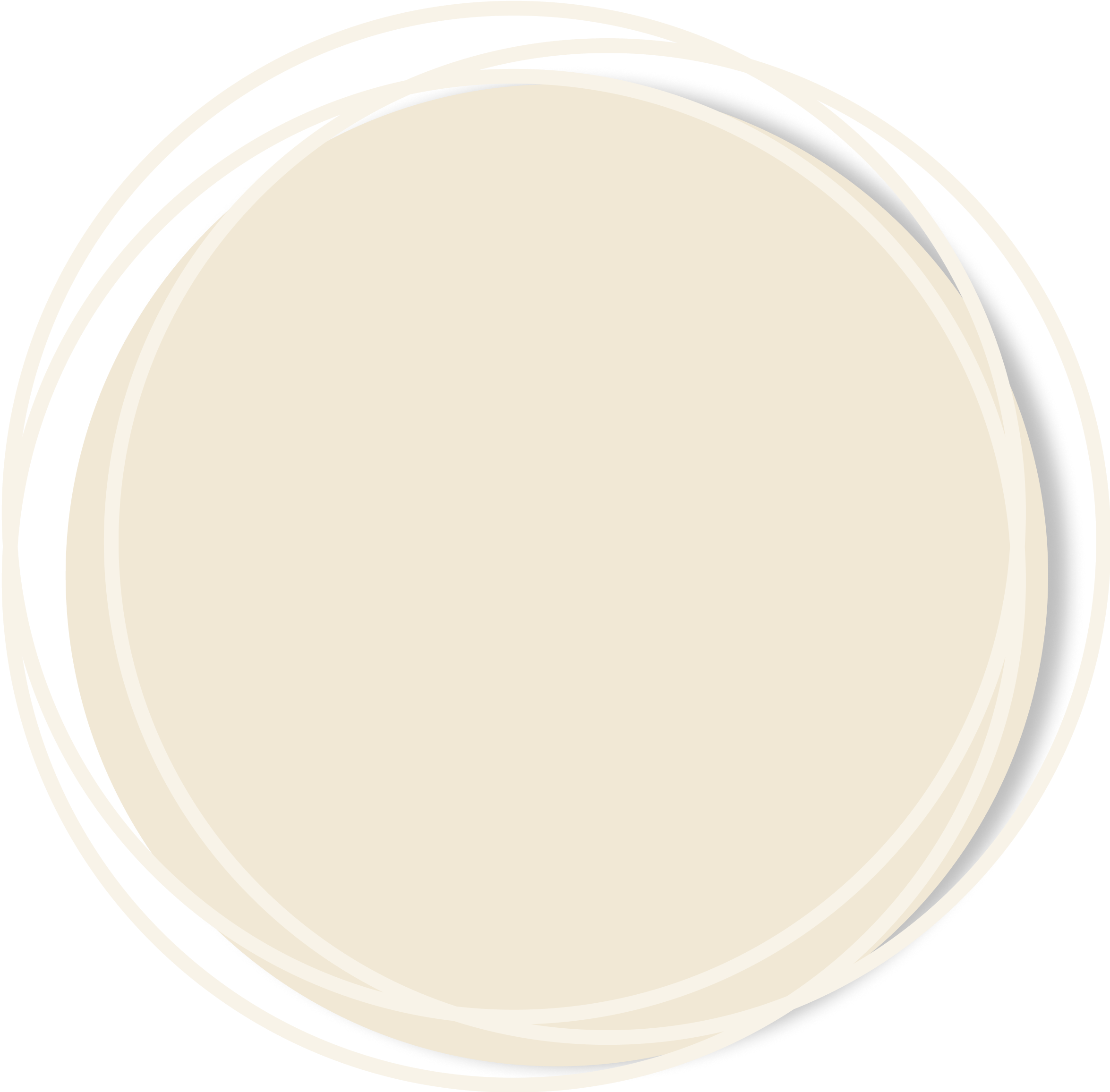 Beige Bubble